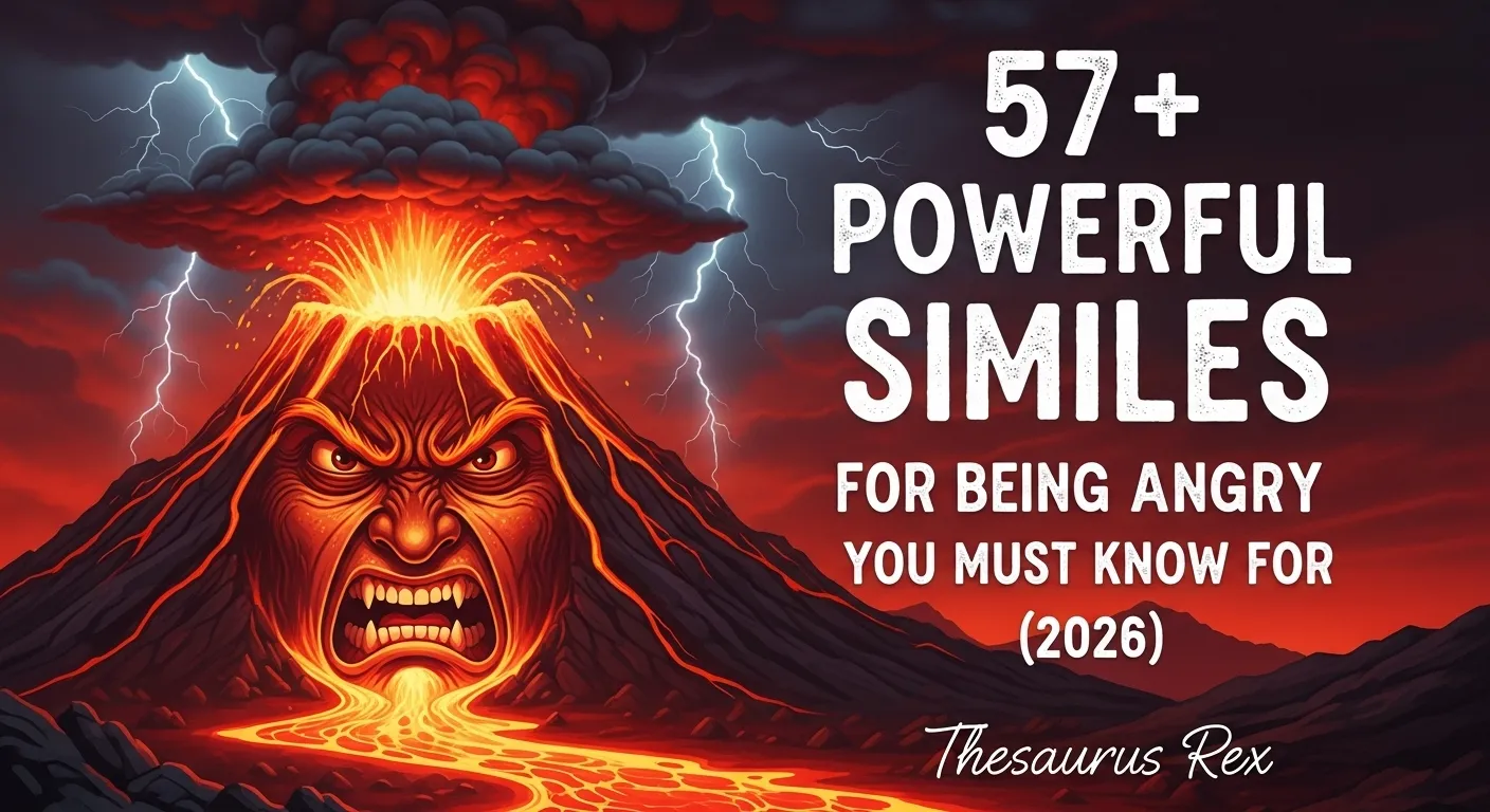 Simile for Being Angry
