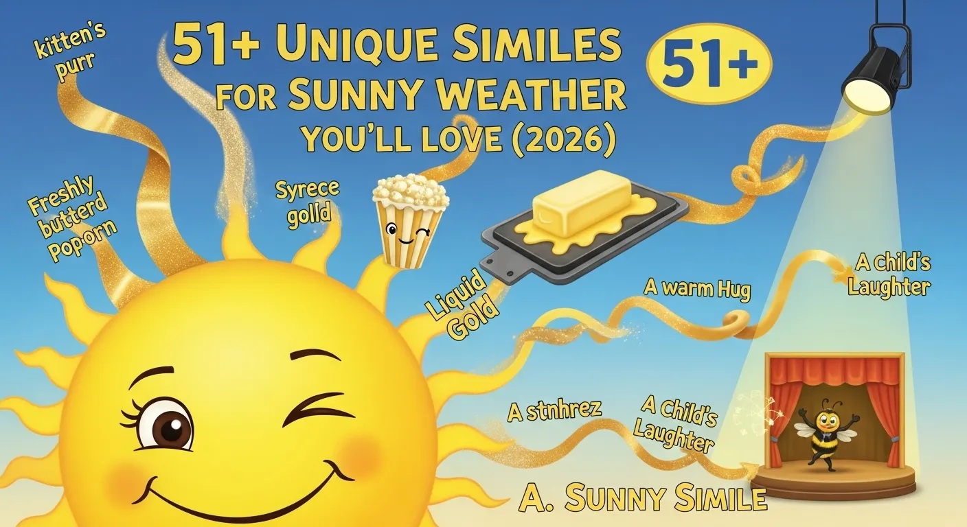 Simile For Sunny Weather