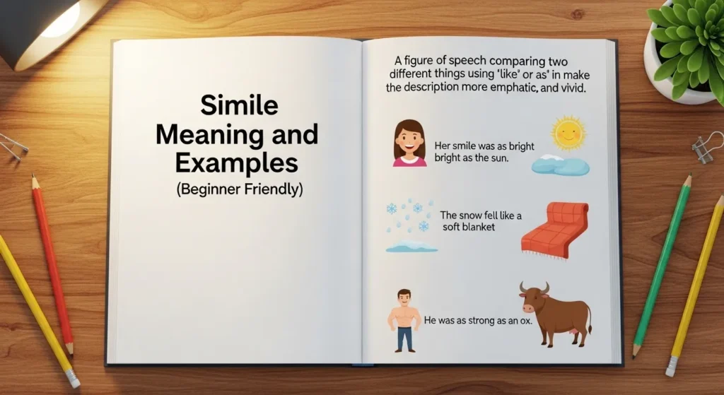 Simile Meaning and Examples (Beginner Friendly)
