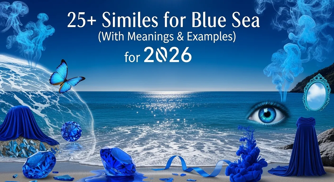 Similes for Blue Sea
