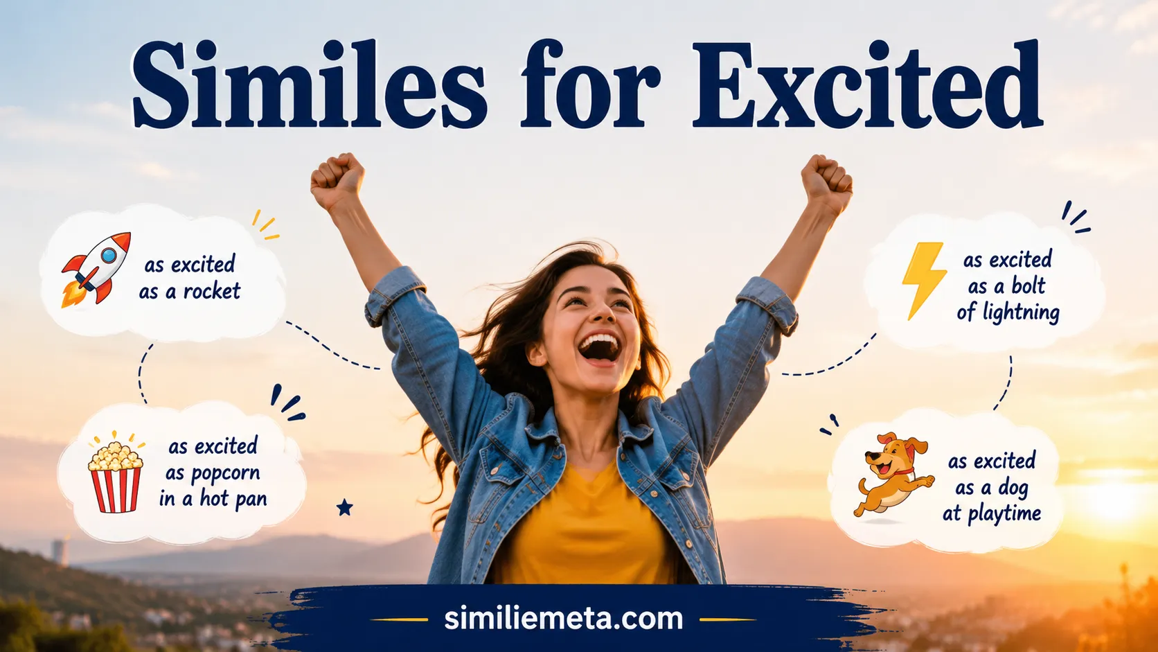 Similes for Excited