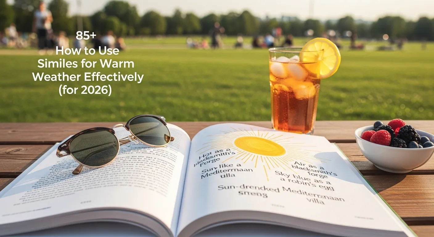 Similes for Warm Weather