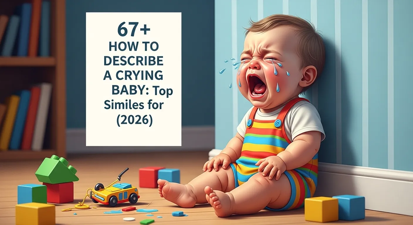 simile for crying baby