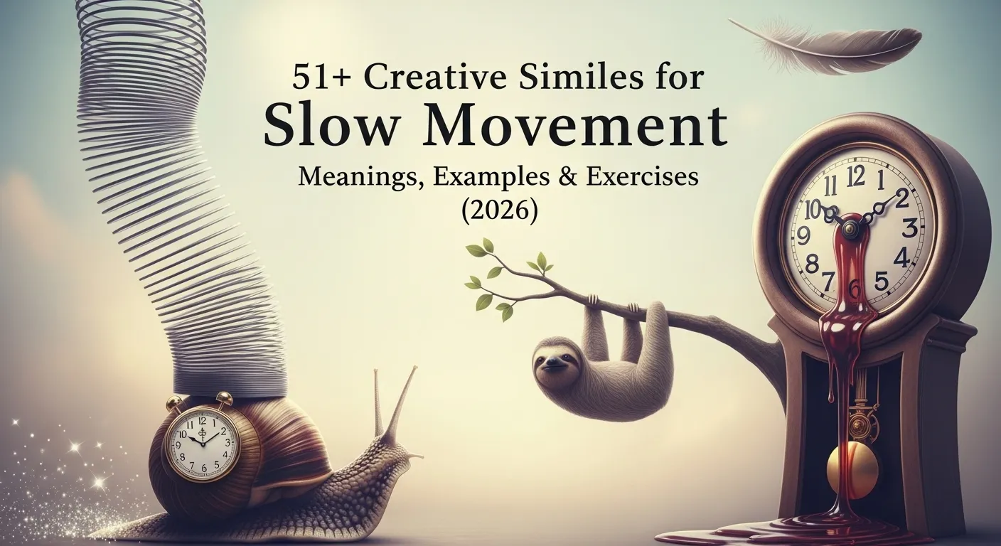 Simile for Slow Moving