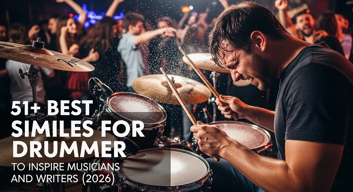 Similes for Drummer