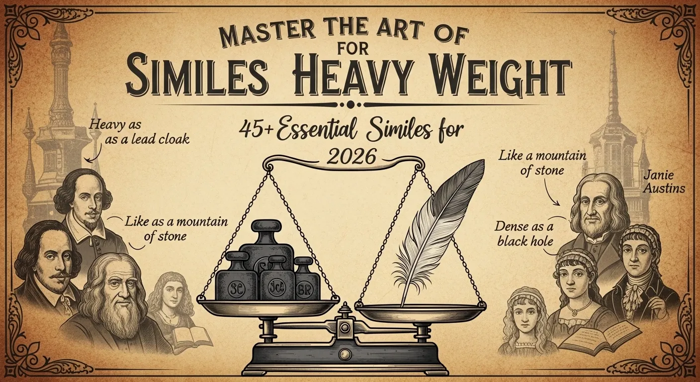 Similes for Heavy Weight