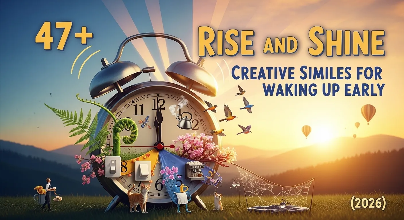 Similes for Waking Up Early