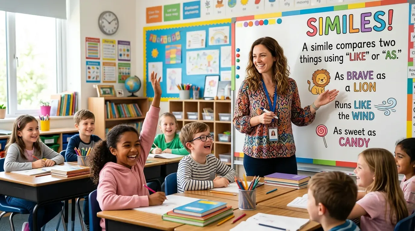 Definition for Simile for Kids