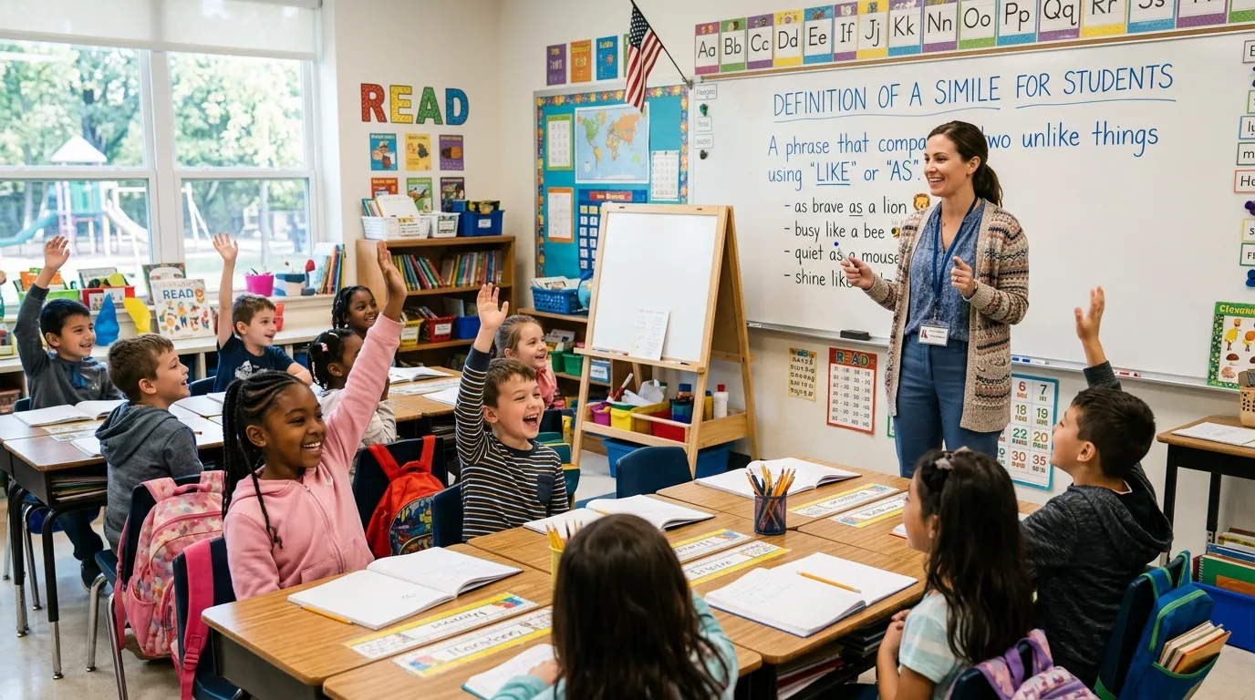 Definition of a Simile for Students