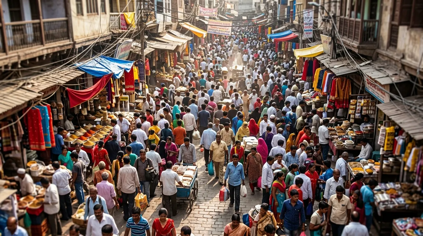 Simile for Crowded Place