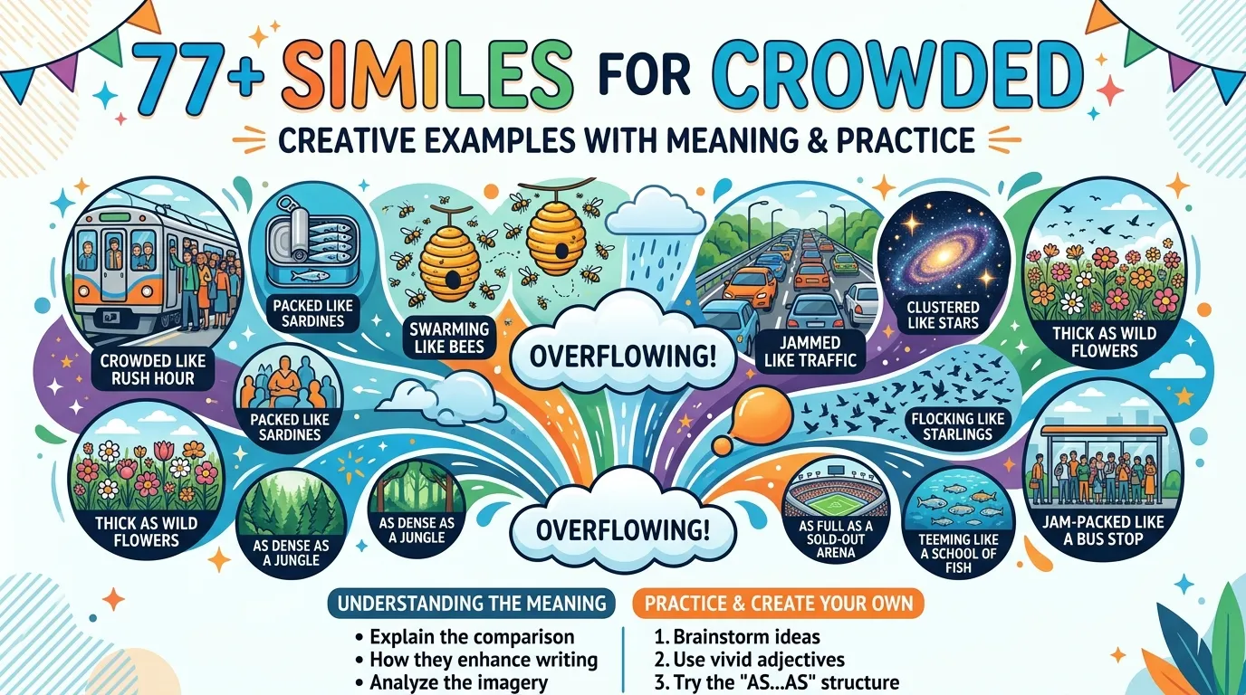 Simile for Crowded