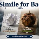 Simile for Bad