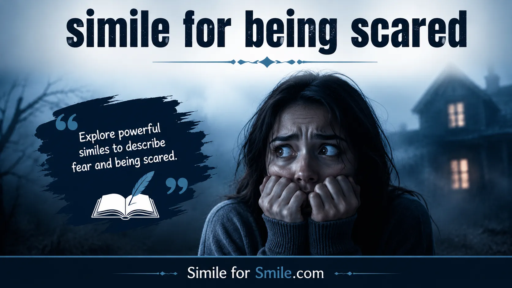 simile for being scared