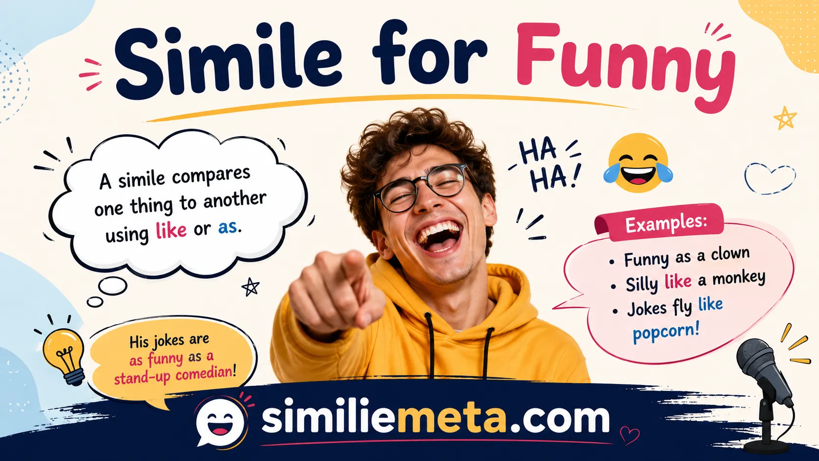 Simile for Funny
