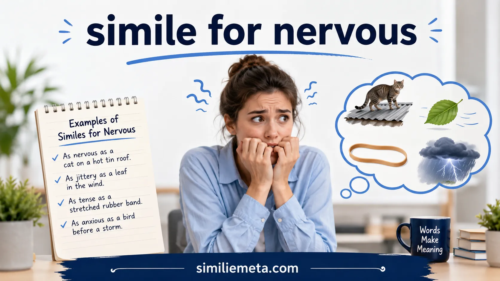 Simile for Nervous