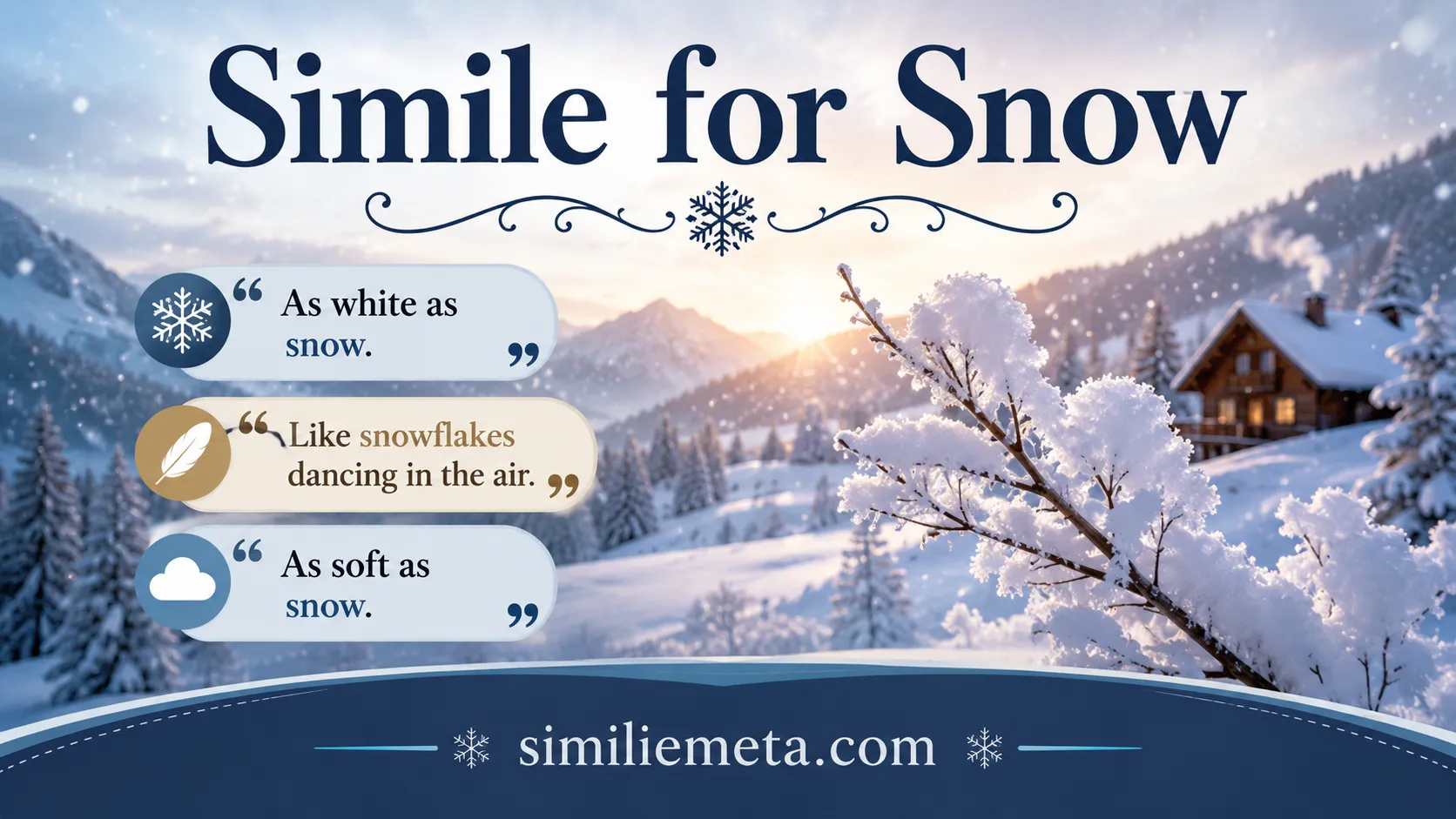 Simile for Snow