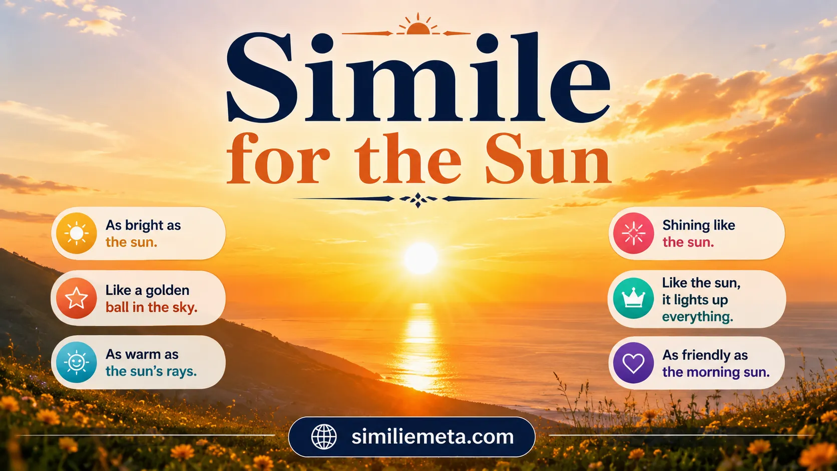 Simile for the Sun