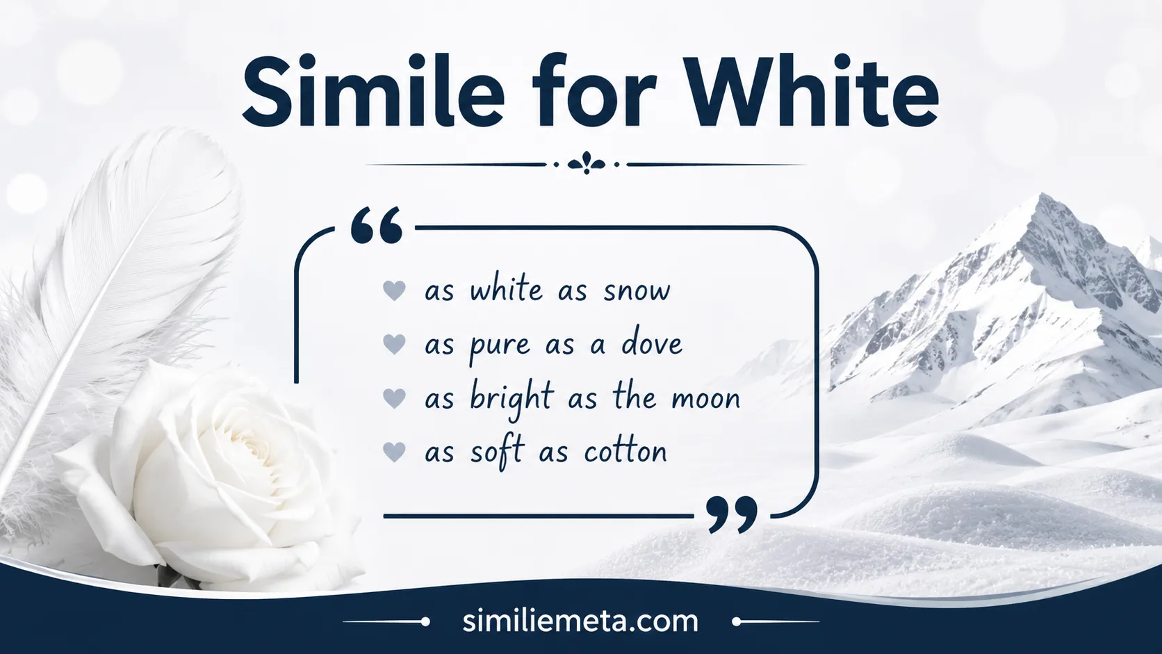 Simile for White