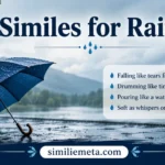 Similes for Rain